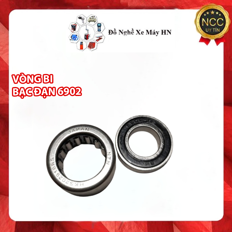 Vòng Bi Bạc Đạn 6902 Xe Máy Bạc Đạn Puly Nồi Sau ( 20.29.18 - 6902 ) Xe Máy Airblade, Vision, Lead, 