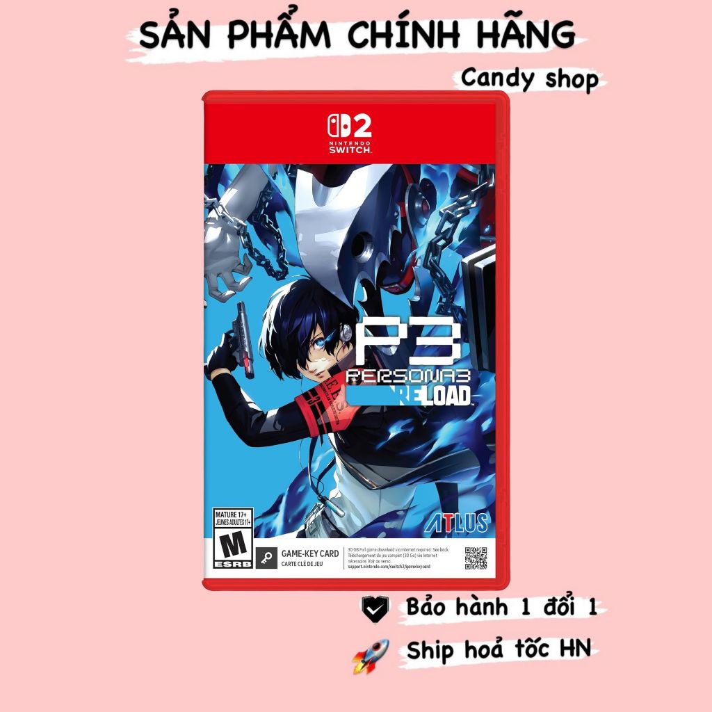 Băng game Persona 3 reload: launch edition nintendo switch 2