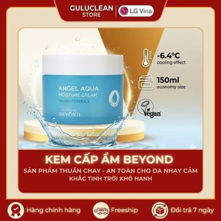  Beyond Kem Dưỡng Ẩm Angel Aqua Moisture Cream Cấp Nước Làm Dịu Da Dầu Mụn Thuần Chay 150ML 