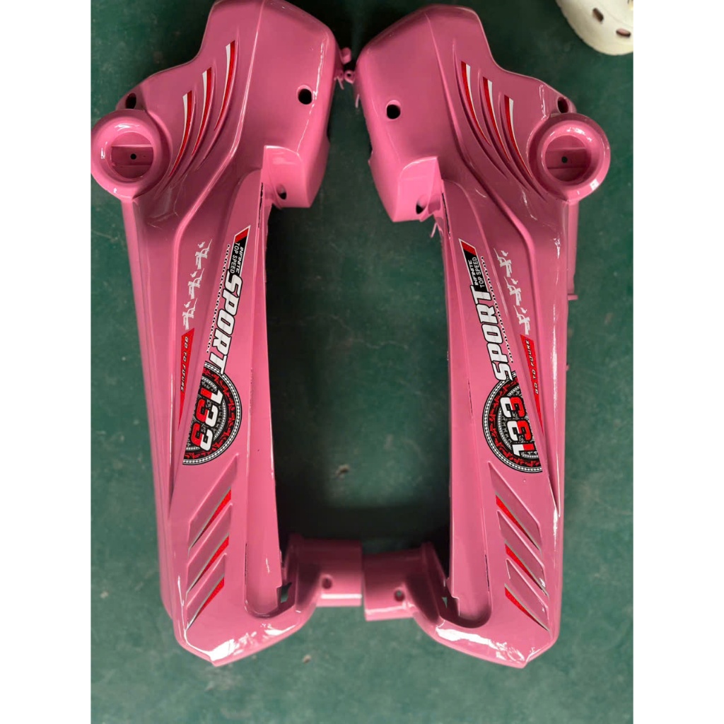 Ốp sườn xe điện 133m màu hồng phấn dùng cho xe điện 133m bình nhỏ.