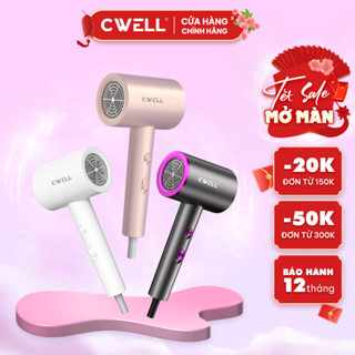  Máy sấy tóc CWELL C10HD công suất lớn 2500W 6 chế độ sấy kép đa năng thiết kế thời trang hiện đại 