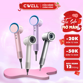  Máy sấy tóc ion âm hiệu suất cao CWELL C20 công suất 1600W 8 chế độ sấy khô nhanh bảo vệ tóc 