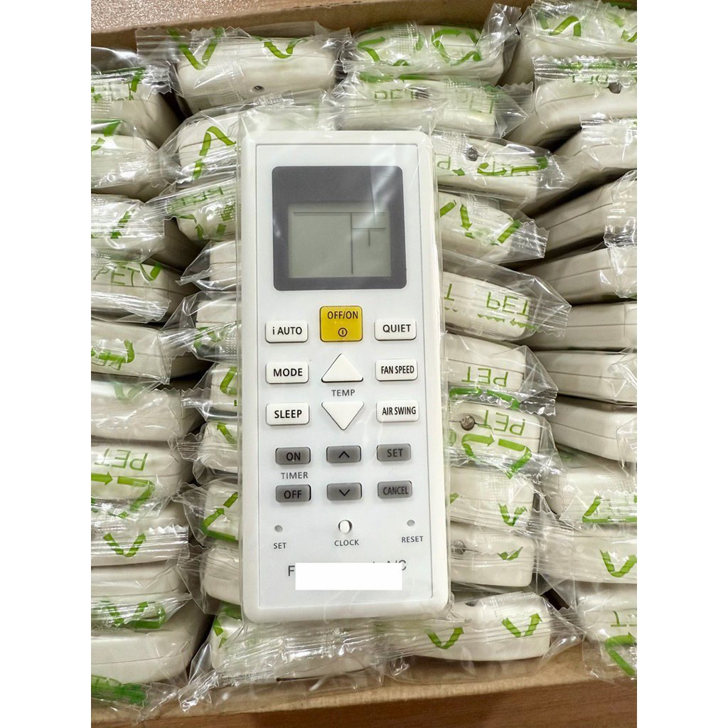 Remote/Điều Khiển máy lạnh Pan@soni nút vàng iAuto/Quiet tặng kèm pin
