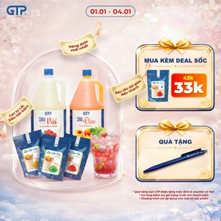  Siro GTP  1.9L nguyên liệu trà sữa syrup siro pha chế trà sữa nguyên liệu pha chế  trái cây cocktail 