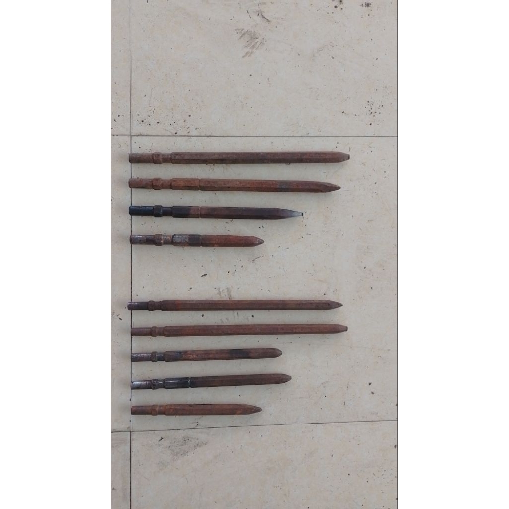 mũi đục bê tông zin hilti tp400, tp800, te804, . giá 1 cái