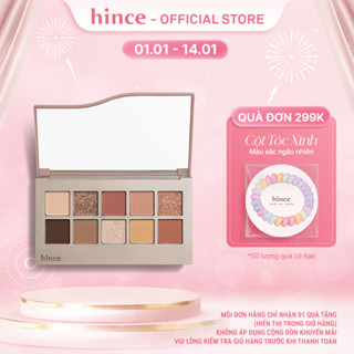  Bảng phấn mắt 10 màu có nhũ lâu trôi hince New Depth Eyeshadow Palette 9.8G 