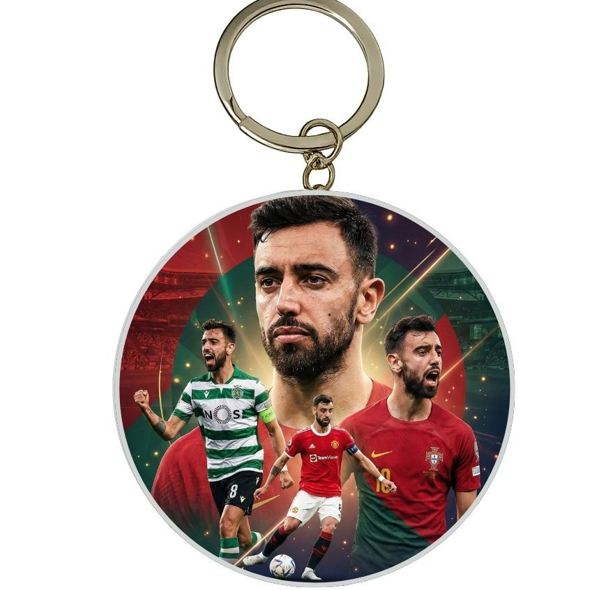 MÓC KHÓA THIẾC IN HÌNH BRUNO FERNANDES