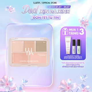  Bảng che khuyết điểm Luna Conceal Blender Palette hiệu chỉnh sắc da nhiều kiểu che phủ 6g 