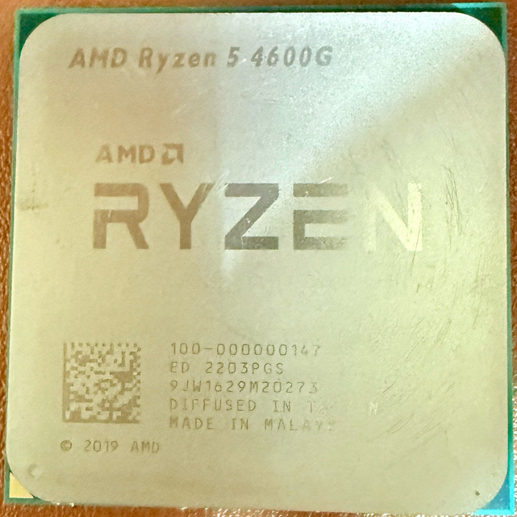 Bộ vi xử lý AMD Ryzen 5 4600G kèm Fan, hàng tháo máy bảo hành 3 tháng