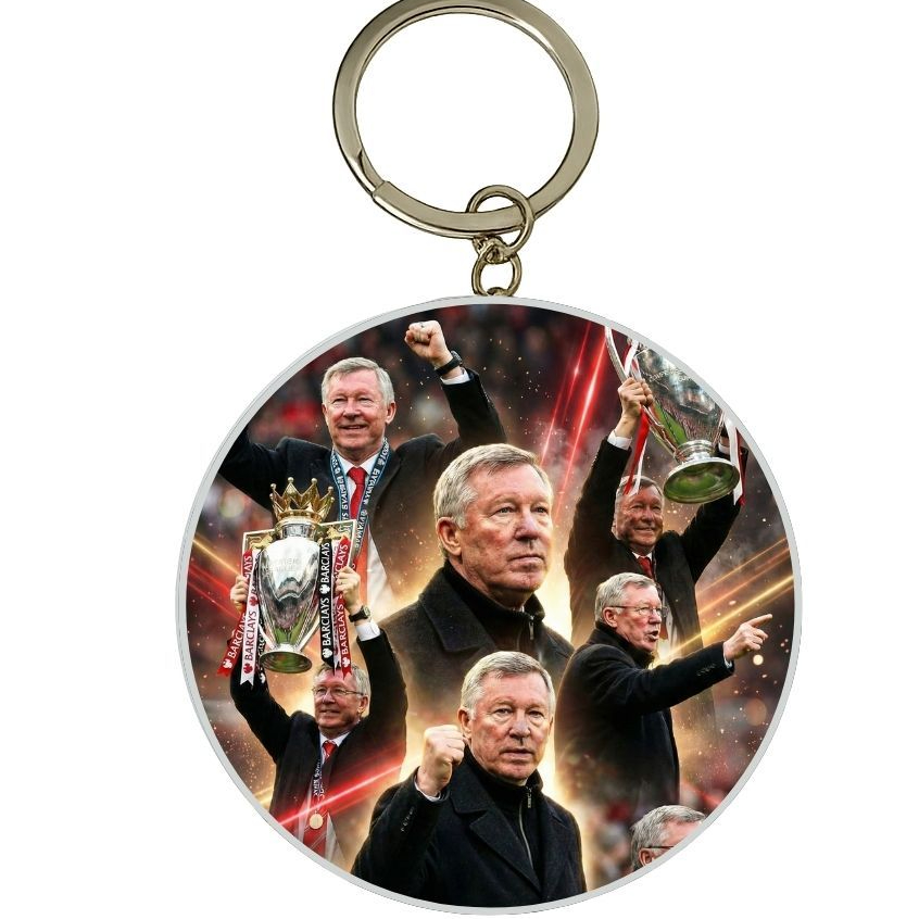 MÓC KHÓA THIẾC IN HÌNH ALEX FERGUSON MẪU 2