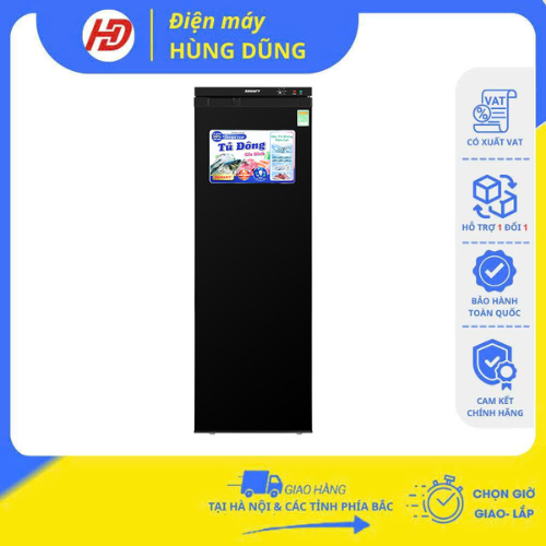 [ SHIP HOẢ TỐC HÀ NỘI] Tủ đông Sanaky Inverter 213 lít  7 ngăn đông TD.VH230VD3- Chính hãng BH-24 tháng