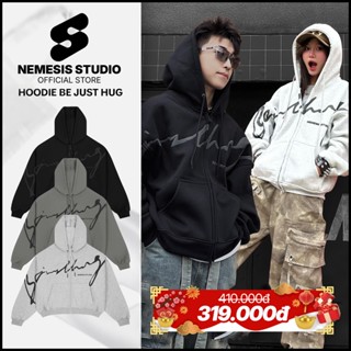  Áo hoodie zip boxy dày dặn khoác nỉ local brand form rộng nam bigsize giữ ấm thu đông Somay Nemesis 
