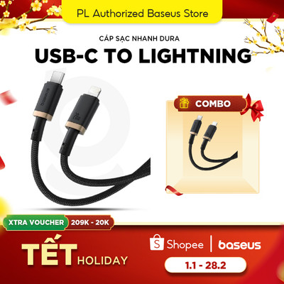 Cáp Sạc Nhanh Baseus Dura 20W Series Fast Charging Cable USB-C to Ln