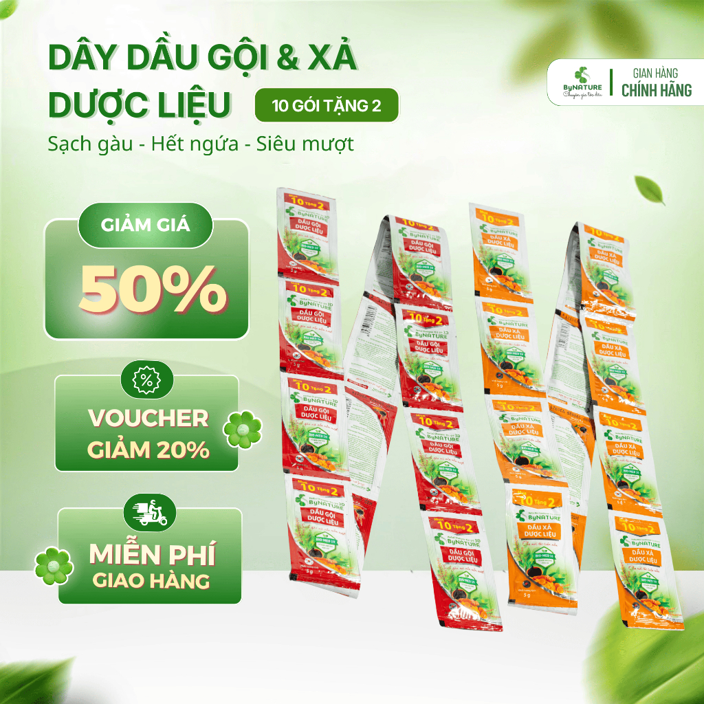 Dầu Gội Thảo Dược ByNature Nuôi Dưỡng Tóc Chắc Khỏe, Mềm Mượt Tự Nhiên