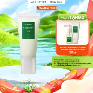  Tẩy Tế Bào Chết Da Đầu Chiết Xuất Hương Thảo AROMATICA Rosemary Scalp Scrub 165g 