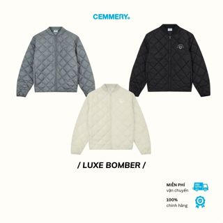  Áo Bomber CEMMERY Local Brand Chính Hãng Luxe Bomber Vải Dù Chần Bông Form Oversize Unisex 3 Màu 