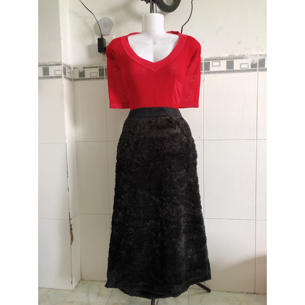 SET ÁO VÁY 2HAND SIZE XL (1) (có shopee video)