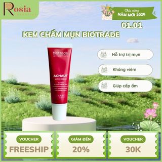  Kem chấm mụn Biotrade Acnaut Active Cream 5ml Giúp Giảm Tình Trạng Mụn Hỗ Trợ Kháng Viêm 