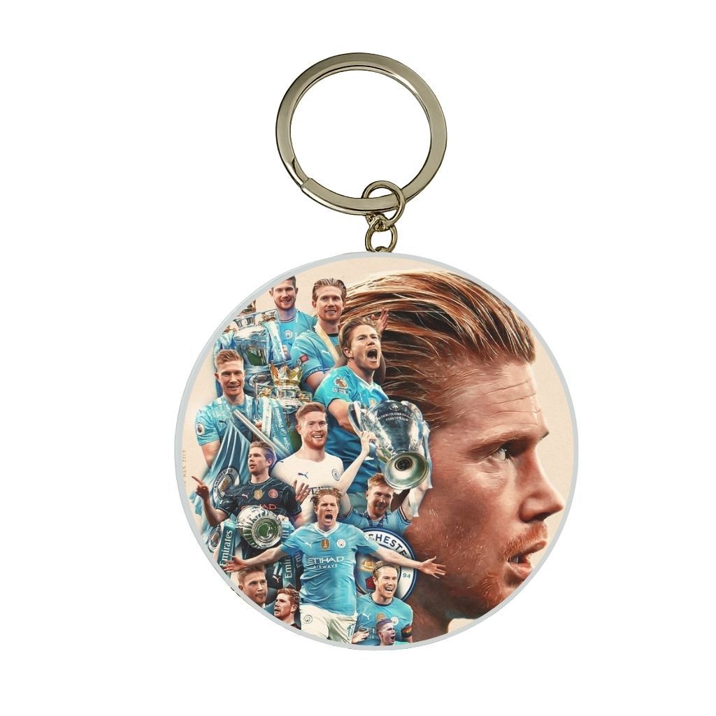 MÓC KHÓA THIẾC IN HÌNH KEVIN DE BRUYNE MẪU 1