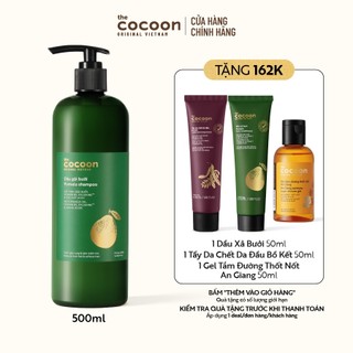  Bigsize - Dầu gội bưởi Cocoon giúp giảm gãy rụng và làm mềm tóc 500ml 
