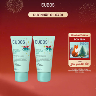  Combo 2 Kem Dưỡng Da Tay EUBOS Giúp Mềm Mịn Dưỡng Ẩm Chuyên Sâu 24h An Toàn Cho Da Nhạy Cảm 25ml 