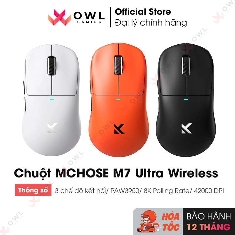 Chuột MCHOSE M7 Ultra Wireless (hàng chính hãng)