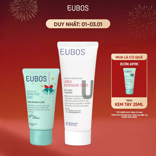  Combo Kem Dưỡng Da Tay EUBOS 25ml Và Kem Nứt Gót Dưỡng Da Chân UREA 10% 100ml Dưỡng Ẩm Chuyên Sâu 