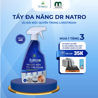  1Chai Tẩy DR NATRO tẩy xoong nồi cháy khét inox rỉ sét ố vàng đồ da đồ nhựa nữ trang - 500ml 