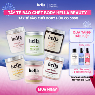  Tẩy tế bào chết body Hella Beauty giúp làm sạch sâu hỗ trợ dưỡng sáng da 