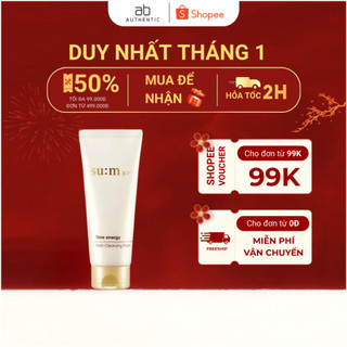  Sữa rửa mặt dịu nhẹ cho da nhạy cảm Sum 37 Time Energy Fresh Cleansing Foam - AB AUTHENTIC 