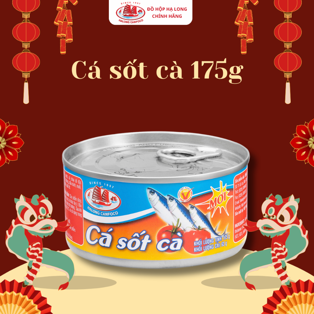 Cá Sốt Cà 175g - Đồ Hộp Hạ Long