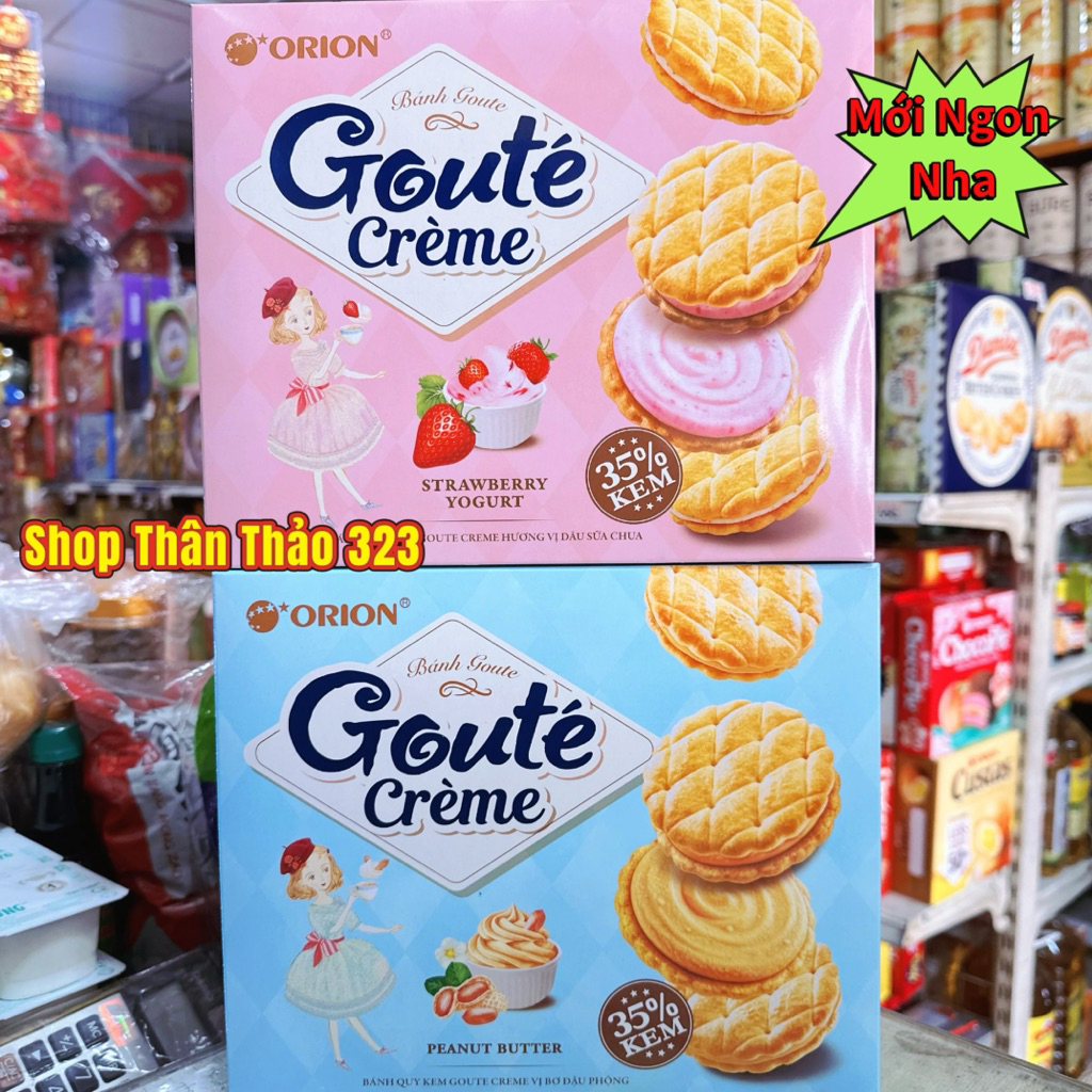Mới Bánh Mè Giòn Goutè Orion Hạt/ Nhân Kem