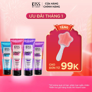  Sữa Dưỡng Trắng Da Toàn Thân Hương Nước Hoa KISS MY BODY Bright & Shine 226g - Sweet Poison Crazy In Love Adore You 