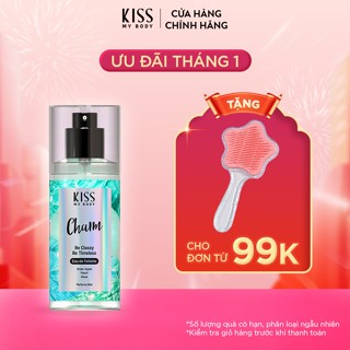  Xịt Thơm Toàn Thân Hương Nước Hoa KISS MY BODY hương CHARM 88ML 