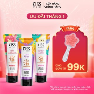  Tinh chất dưỡng da toàn thân chống nắng hương nước hoa Kiss My Body SPF50 PA++++ 180g 
