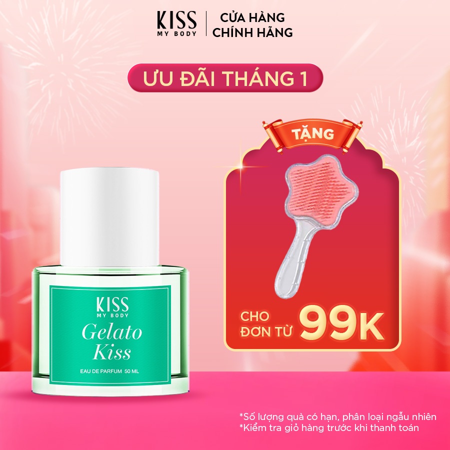 Nước Hoa Kiss My Body EAU DE PARFUM - Hương Gelato Kiss 50ml - Sexilicous Collection