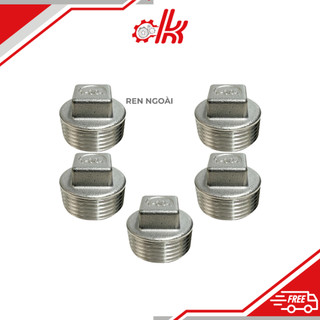 Bít ren ngoài inox 304P- Nút Bịt Ren Ngoài Inox 304 - Ốc Bít Ống Nước