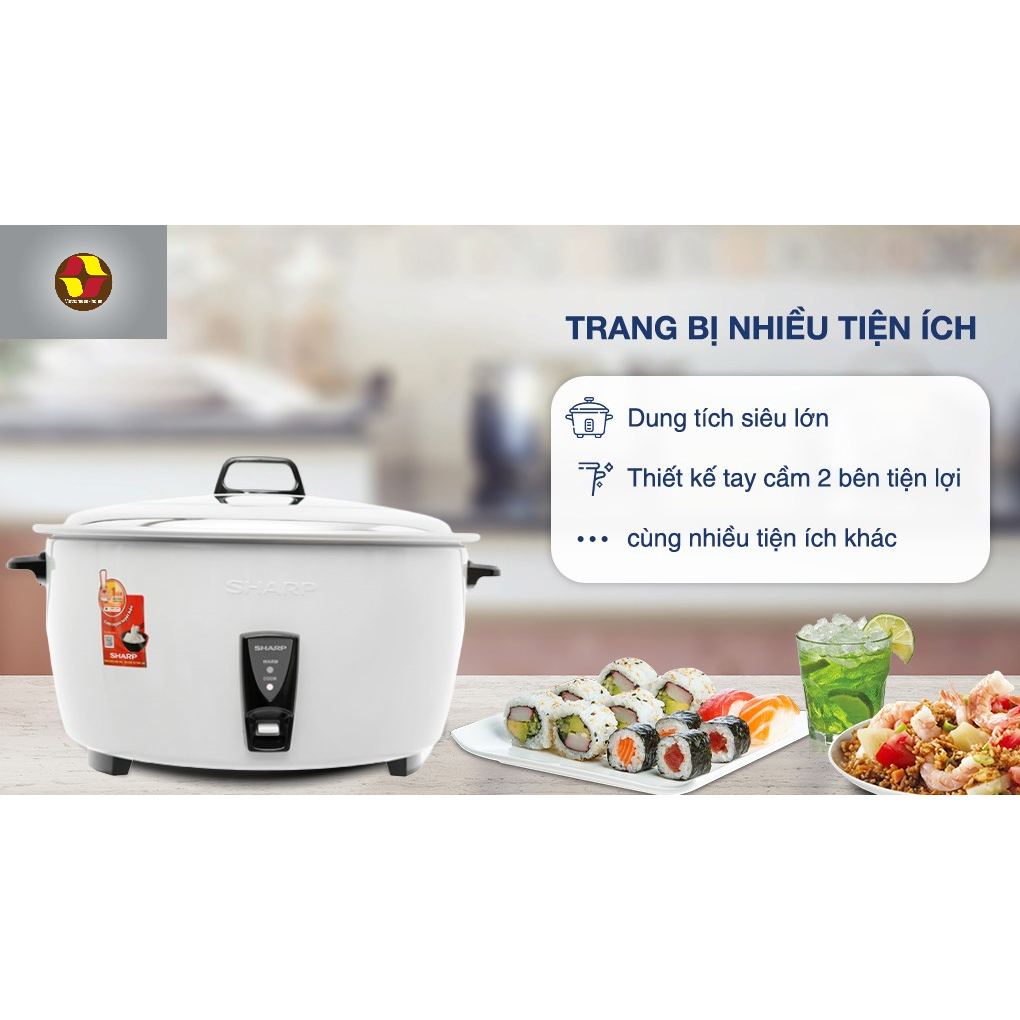 Nồi cơm nắp rời Sharp 10 lít KSH-D1010V