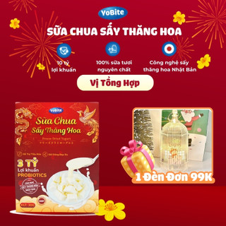   YOBITE  Sữa Chua Khô Vị Tổng Hợp 30gr - YoBite Healthy - Sữa Chua Sấy Thăng Hoa Hỗ Trợ Tiêu Hóa 