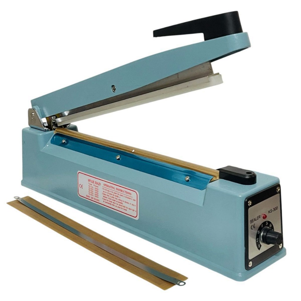 Máy hàn miệng túi 30cm 8mm- PapaTools KS-300 mép hàn rộng 8mm, vỏ hợp kim nhôm cao cấp dày