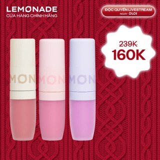   LIVESTREAM KOL  Má kem LEMONADE mịnlì thuần chay PERFECT COUPLE BLUSH 8.5g 
