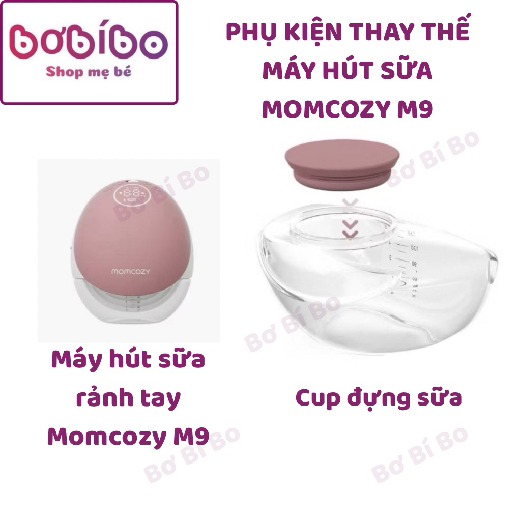 Cup hứng sữa máy hút sữa rảnh tay Momcozy M9- Phụ kiện thay thế máy hút sữa M9 - Cốc hứng sữa Momcoz