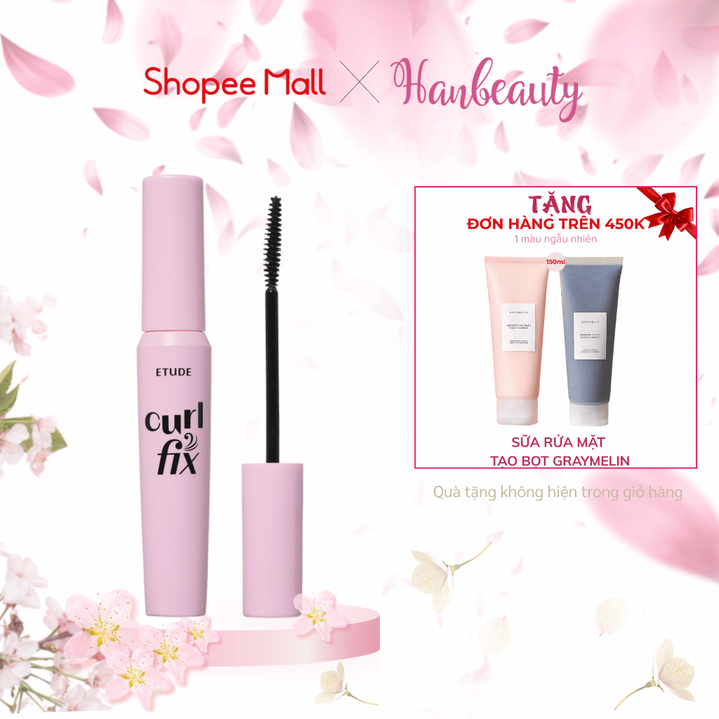 Mascara Chuốt Mi ETUDE Curl Fix Mascara 3 màu