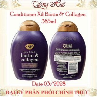 Gội Xả OGX Thick & Full - Biotin & Collagen 385ml - (Có Lựa Chọn)