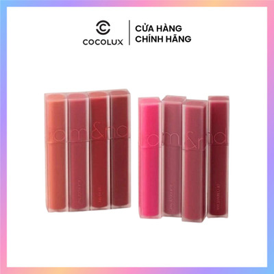 Son Kem Siêu Lì Romand Blur Fudge Tint 5g - Lì mịn nhẹ môi, lên màu chuẩn đẹp
