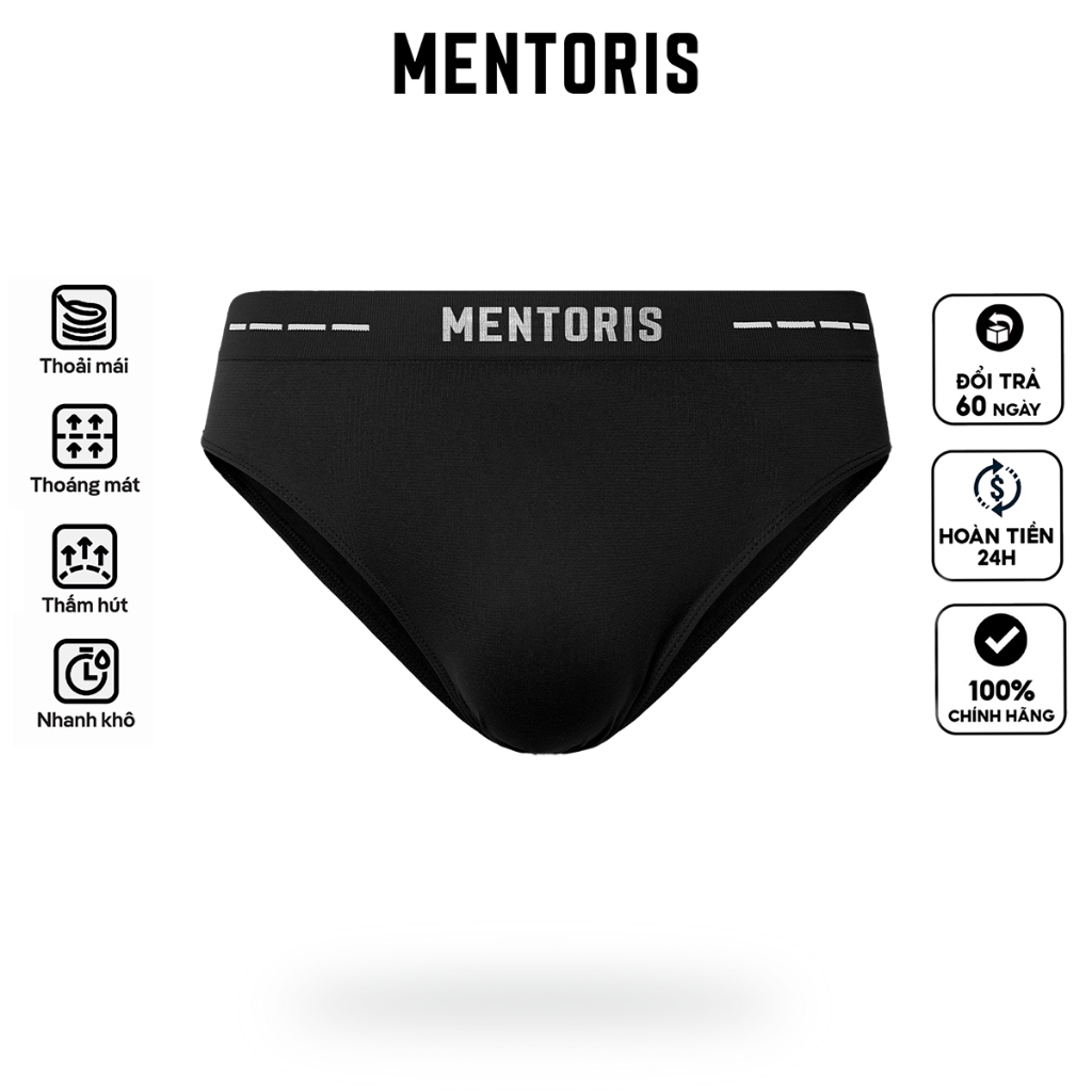 Quần sịp tam giác cao cấp Mentoris form Regular Fit trẻ trung ôm vừa văn cơ thể, tạo cảm giác thoải 
