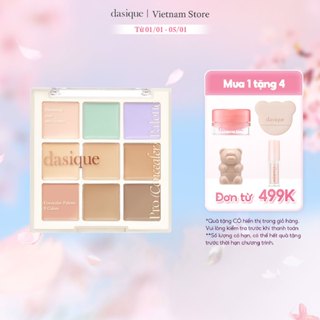   NEW  Bảng che khuyết điểm triệt sắc 9 ô Dasique Pro Concealer Palette 9g 