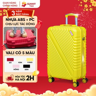  Vali kéo du lịch - Vali Sunny SV05 Vali bán chạy Bền Đẹp nhựa ABS + PC bảo hành 3 năm 