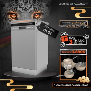  RẺ VÔ ĐỊCH  Máy Rửa Chén Bát Junger JG DWJ-450 10 Bộ Giao Lắp 0đ Sấy Nhiệt Dư 8 Chế Độ  BH 36 Tháng Shop Chính Hãng 