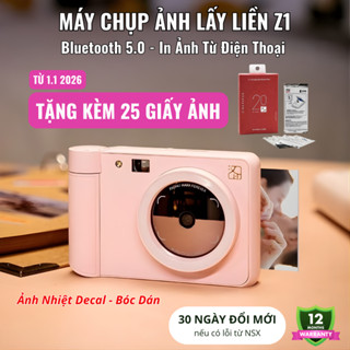 Máy Chụp Ảnh Lấy Liền HPRT Z1 In Ảnh Từ Điện Thoại Bluetooth 5.0 Lấy nét tự động Ảnh động AR